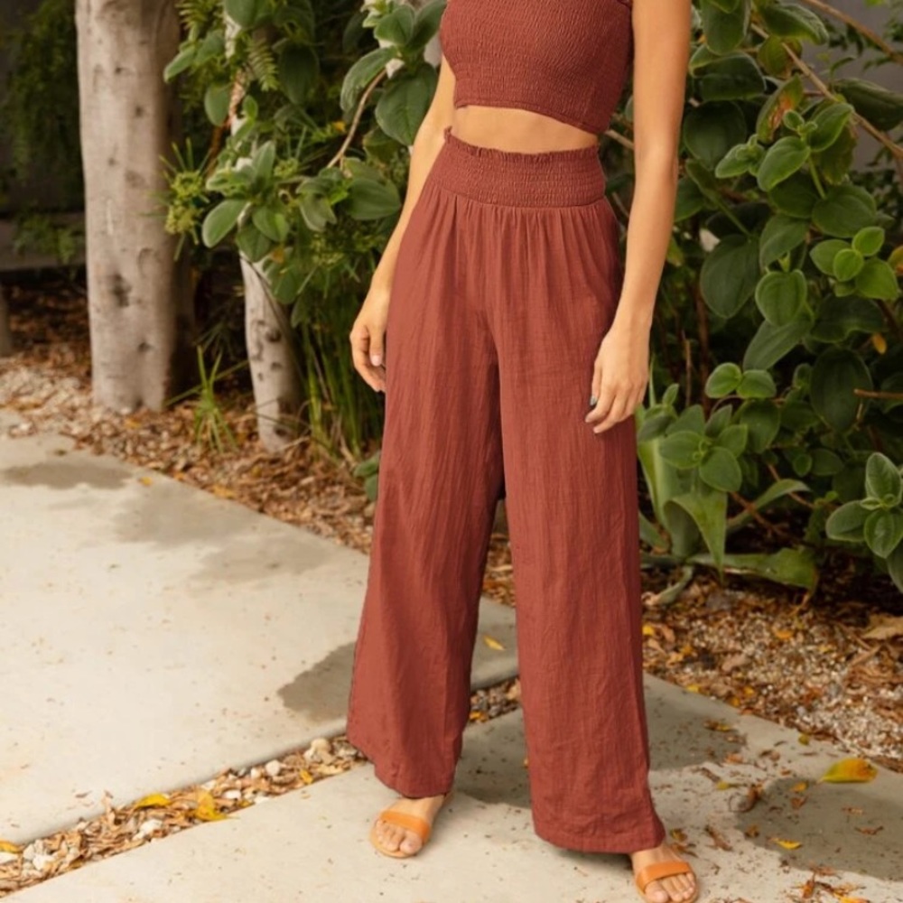 Crinkle Pants